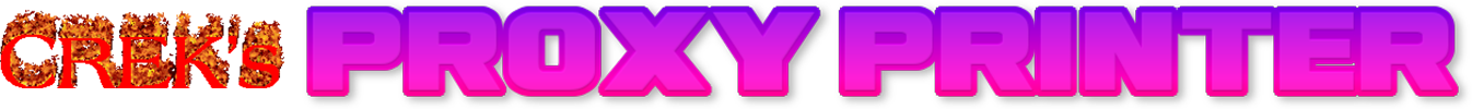 Crek's Proxy Printer